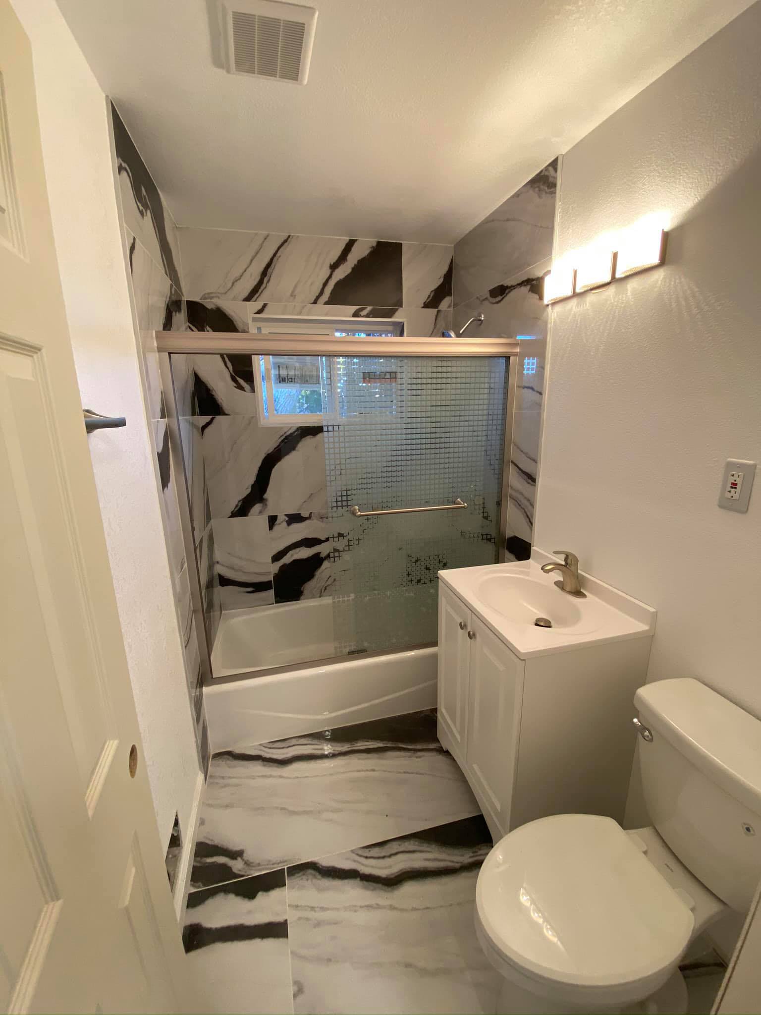 Denver bathroom remodeling  project by Vasquez Remodel LLC